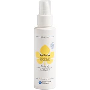 Biofficina Toscana Gel da barba, 100 ml - Schiuma da barba gel per una rasatura morbida e senza irritazioni - Formula delicata con elicriso bio dell'Isola d'Elba, malva e ortica