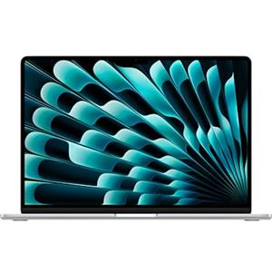 Apple Portatile MacBook Air 15'' con chip M4 (2025): progettato per Apple Intelligence, display Liquid Retina da 15,3'', 16GB di memoria unificata, 512GB di archiviazione SSD, Touch ID; Argento