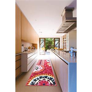 ABC Tappeto Cucina, Tangeri K, antiscivolo, Multicolor, cm 57x180