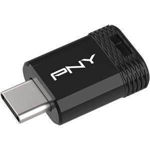 PNY Unità Flash 128GB Elite-X Fit Type-C USB 3.2 - Prestazioni avanzate Fino a 200MB/s in lettura, Comoda archiviazione di dati, Design ultra compatto, Connettore Type-C