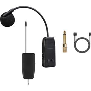 LOVIVER Generic Trasmettitori per microfono per violino senza fili, tromba, microfono per strumenti senza fili facile da usare per concerti, Breve Clip