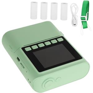 Hoement Fotocamera Istantanea per Stampa Colori Compatta e Portatile Facile da Usare Leggera ed Ergonomica Include Carta Fotografica per Viaggi e Feste