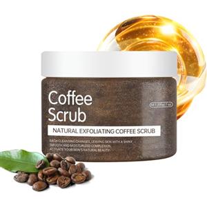 Generico Scrub al Sale per il Corpo,200g Bagnoschiuma Idratante Naturale | Esfoliante Levigante Per La Pelle - Per Luminosità Cura Della Pelle Morta Bellezza Per Mani E Piedi Zona Bikini Schiena E Ginocchio Sp