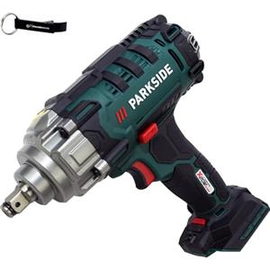 HEADNMORE® Parkside® - Avvitatore a percussione a batteria da 20 V, passk 20-Li C4 + portachiavi