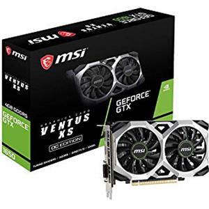 MSI Nvidia GTX1650 Ventus XS 4G Fan PCI Express scheda grafica, Memoria 4 gb gddr5 / 128 bit di memoria bus/pci express 3.2