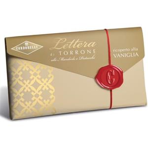 Condorelli Torrone Morbido Condorelli Mandorle e Pistacchi Ricoperto Vaniglia da 100 g