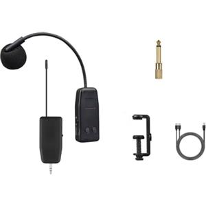 Blmirror Microfono Wireless per Violino Ricevitore per Violino Clip Corto Microfono Wireless per Strumenti