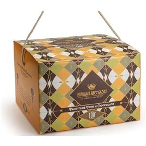 Generico GIOVANNI COVA PANETT0NE PERE E CIOCCOLATO ASTUCCIATO ART DECO' KG.1