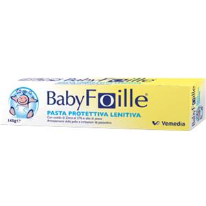 Baby Foille Pasta Protettiva Lenitiva 145g con Ossido di Zinco al 27% e Olio di Pesce per Arrossamenti e Irritazioni da Pannolino