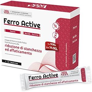 Sanavita Ferro Active - 140 ml, 14 bustine