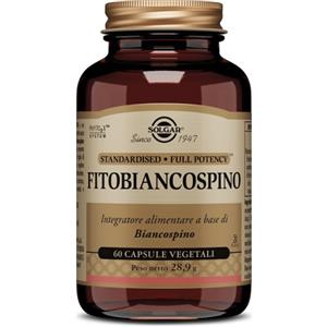 Solgar Fitobiancospino 60 Capsule Vegetali - Supporto Cardiovascolare e Antiossidante