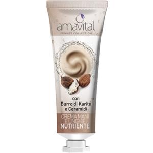Amavital Crema Mani e Unghie Nutriente con Burro di Karité e Ceramidi - 50 ml