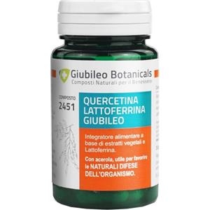Giubileo Quercetina Latt Ferrina 30 cps - Integratore con estratti vegetali e acerola per il supporto del sistema immunitario