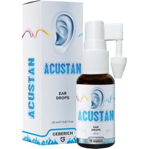 Acustan Gocce Auricolari 20 ml - Trattamento e Manutenzione per le Orecchie