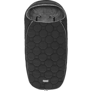 Inglesina Sacco Invernale Passeggino Inglesina, Imbottito, Caldo e Confortevole, Protezione Freddo e Sicurezza, Compatibile con passeggini Inglesina, Vulcan Black