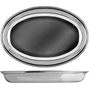 Royal Norfolk 7981925 Pirofila Ovale, Inox, 25 cm