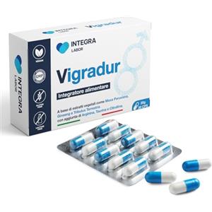 INTEGRA LABOR VIGRADUR INTEGRATORE MASCHILE - MACA PERUVIANA | Aumento Energia, Migliora Performance e da Supporto Naturale per Forza e Resistenza - 30 cps