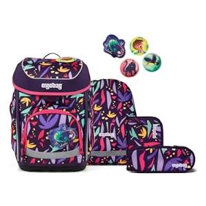 ergobag cubo set zaino scolastico ergonomico classico 5 pezzi prima elementare