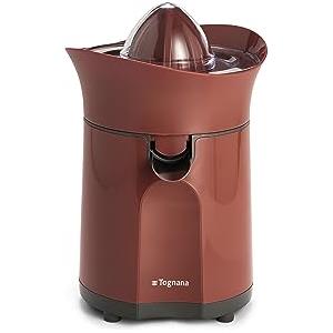 Tognana Iridea, spremiagrumi elettrico con sistema salvagoccia, rosso mela