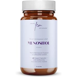 QSTA Menopausa Integratore 19-in-1 Menositol | Myo Inositolo e D Chiro Inositolo | Isoflavoni | Controllo Vampate di Calore, Equilibrio Ormonale & Sonno | Naturale per Menopausa