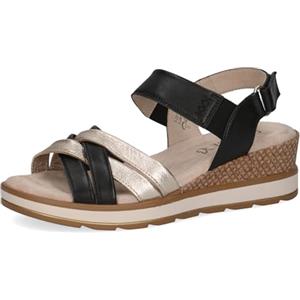 CAPRICE Donna 9-28752-42, Sandali, Pettine Nero, 40 EU