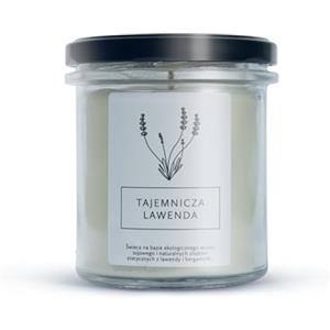 Hagi Mysterious Lavender, Candela Profumata In Vetro, Tempo Di Combustione Circa 75 h, Profumo Della Lavanda, Olio Di Lavanda, Olio Di Bergamotto, Cera Di Soia Ecologica