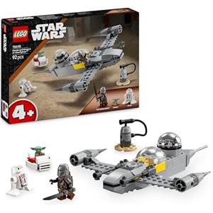 LEGO Star Wars 75410 N-1 Starfighter di Mando e Grogu con i Personaggi del Mandaloriano, 'Baby Yoda' e Droide R5-D4, Astronave Giocattolo e Stazione di Rifornimento per Bambini e Bambine da 4 Anni