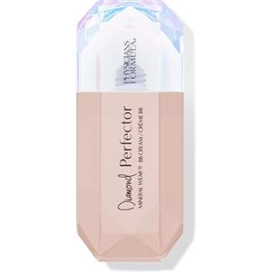 Physicians Formula Mineral Wear Diamond Perfector BB Cream, Fondotinta Idratante Colorato con Estratti di Diamante e Vitamina E, Copertura Leggera, Effetto Finito Luminoso, Light to Medium