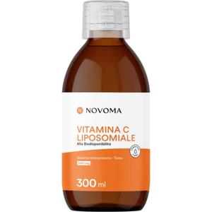 NOVOMA Vitamina C liposomiale 1000mg, Alta Biodisponibilità, Con Vit C liposomiale Quali®-C, Acido Ascorbico Puro, Sistema Immunitario e Stanchezza, Flacone da 300 ml (ex Nutrivita)