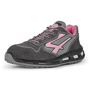 U-POWER DON'T WORRY... BE HAPPY! U-Power Red Lion® Cherry, Scarpe antinfortunistiche unisex, leggere, flessibili, antiperforazione antiscivolo, con Suola Infinergy, con puntale in alluminio (36)