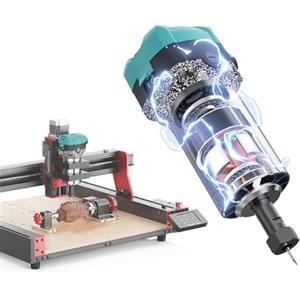 TWOTREES TTC 450 - Trimmer Kit da 800 W, per macchina per incisione TTC450 Pro CNC, Engraver legno, router compatto con valigetta