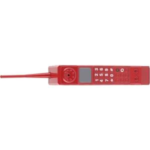 Haofy Accessorio per Telefono retrò in Mattoni, Materiale in Ferro per Decorazioni per Ufficio Fotografico, Modello di Telefono Cellulare Vintage per Nostalgico degli Anni '80 e '90 (rosso)