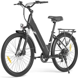 Touroll Bicicletta Elettrica J1 Pro, Batteria Rimovibile 15.6Ah, Autonomia di 100km, bicicletta elettrica uom, Motore 45 NM