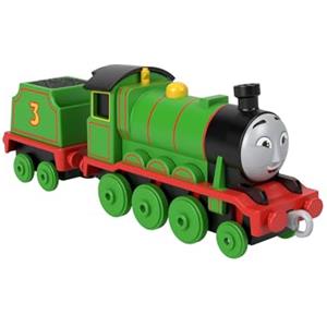 THOMAS & FRIENDS Il Trenino Thomas - Henry Locomotiva in metallo die cast, trenino a spinta con vagone merci, giocattolo per bambini, 3+ anni, HMC43