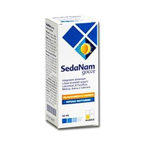 NAMED Sedanam Gocce 50ml - Integratore Alimentare per Sonno e Rilassamento con Passiflora, Melissa, Avena e Valeriana
