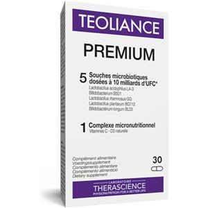 Teoliance Trisymbio 30 Capsule - Probiotici e Prebiotici con 3 Ceppi Microbiotici