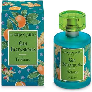 L'Erbolario Gin Botanicals Profumo Unisex 50 ml - Note di Mandarino, Zenzero e Ginepro