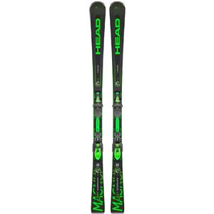 Head Supershape E-Magnum con attacco Prd12 Gw Nero Verde - Sci Alpino Uomo 156 cm
