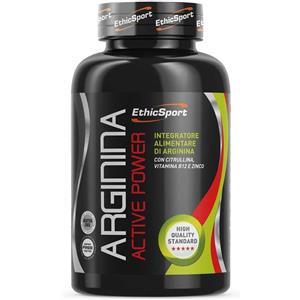 EthicSport Arginina Active Power Integratore Potenza per lo Sport, 90 Compresse