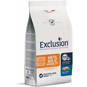 EXCLUSION CANE DIET ADULT MEDIUM LARGE BREED METABOLIC & MOBILITIY 12KG