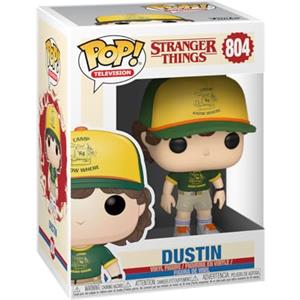 FUNKO Pop! Stranger Things - Modellino da Collezione di Dustin Henderson - Altezza 9-9,5 cm in Vinile