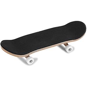 Itonash Skateboard da Dito, Ponte in Legno di Acero Pieno in Lega con Scatola per Ridurre la Pressione dei Regali per i bambini. (Bianco)