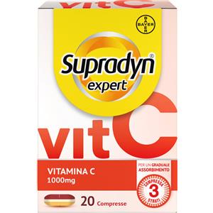 BAYER Supradyn Expert Vitamina C - Integratore Alimentare 20 Compresse per Sistema Immunitario e Collagene