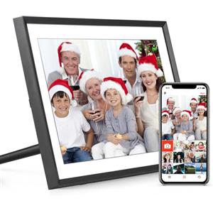 Camnoon Digital Photo Frame WLAN 10,1 Pollici Touchscreen Electronic Photo Frame Auto-Rotate, Wall Mountable, Foto e Video via APP Frameo per Genitori/Coppie/Amici/Famiglia