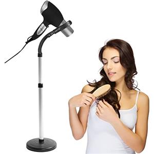 Cocoarm Supporto per Asciugacapelli Regolabile a Libere, ABS e Acciaio Inossidabile