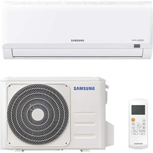 Samsung Clima AR30 Malibu, Climatizzatore Monosplit in pompa di calore, 9000 BTU, GAS R32, AR09TXHQBWKNEU+AR09TXHQBWKXEU, [Classe di efficienza energetica A++/A+]