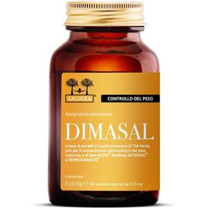 Salugea Dimasal Nuova Formula - Integratore Naturale per Controllo del Peso, 60 Capsule Vegetali