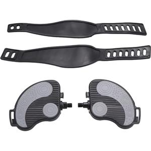 Oshhni Pedale per Cyclette Macchina ellittica Pedale Dispositivo per Il Fitness Pedana Allenamento per Le Gambe Multifunzione per Allenamento Indoor, Un