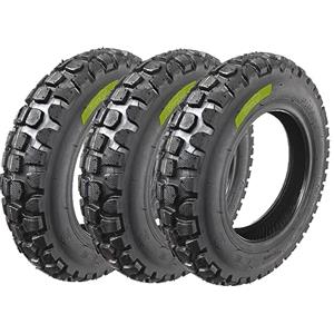 ECOVELO 3 PNEUMATICI 3.50-10 COPERTONI TASSELLATI TUBELESS GOMME RINFORZATE X APE PIAGGIO VESPA PX 125 150 200 PRIMAVERA