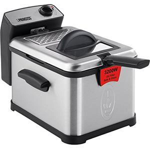 Princess Friggitrice Superior 183001, 3200 W, Acciaio Inossidabile 18/8